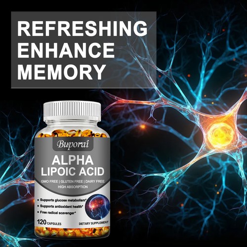 Alpha Liponsäure 600mg - Extra Strength ALA, Antioxidant, Blood Sugar Support - Bild 4 von 13