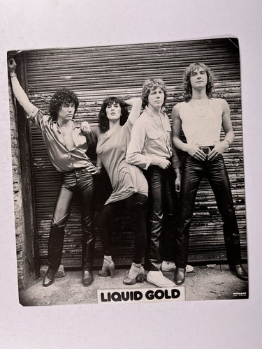 Liquid Gold Photo Ellie Hope Tom Marshall Original Black And White Promo 1980