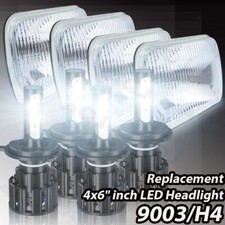 4pcs 4x6inch Led Headlights For Toyota Land Cruiser 1988 1989 1990