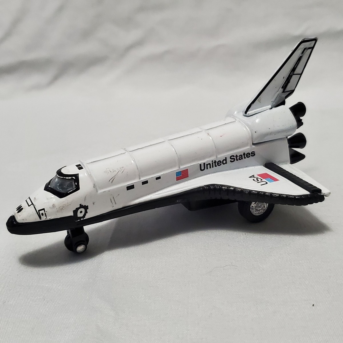 Shing Fat Huiyang Diecast Pull Back USA Space Shuttle Die Cast 