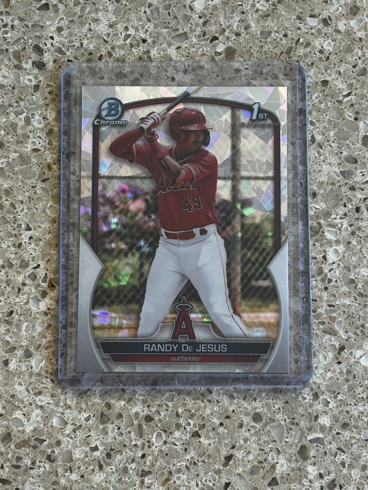 2023 Bowman Chrome Atomic Refractor Randy De Jesus Bowman 1st ANGELS #bcp-19
