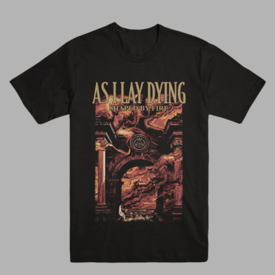 AS I LAY DYING - SHAPED BY FIRE T-SHIRT Short Sleeve S- 5XL