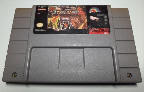 WWF Super Wrestlemania  (SNES) Authentic, Tested, Working!