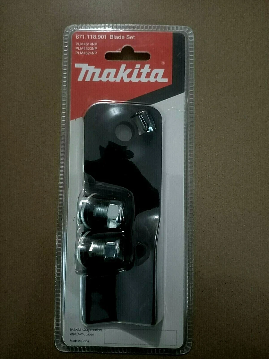 Makita Genuine Lawn Mower Replacement Blade Set for PLM4614