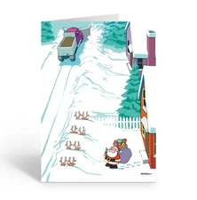 Christmas Cards Boxed with Envelopes, Funny Christmas Cards, Happy Holidays Card