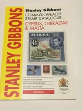 2019 Stanley Gibbons - CYPRUS, GIBRALTAR & MALTA Stamp Catalogue 5th edition