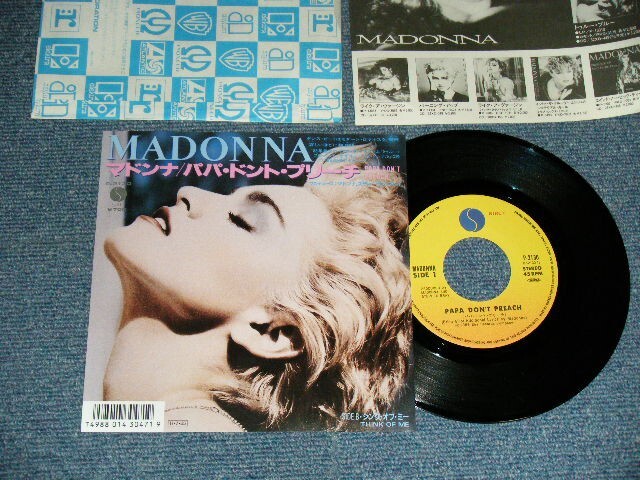 MADONNA Japan 1986 P-2130 NM 7
