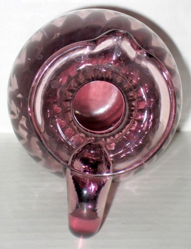 Vintage Fenton Art Glass Amethyst Purple Small Pitcher, Creamer, Cruet - Picture 5 of 6