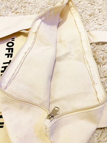 VANS Family canvas tote bag with zipper 