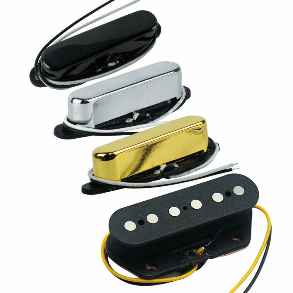 Set Pickup Humbucker FLEOR Alnico 5 Per Chitarra Elettrica - Nero, Posizioni Manico E Ponte