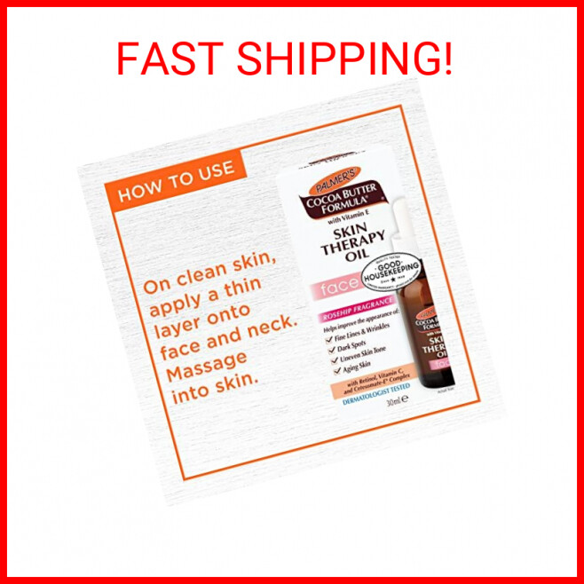 Palmer's Cocoa Butter Formula Moisturizing Skin Therapy Oil for Face Vitamin E C