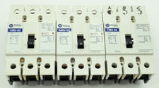 Lot of (3) Allen Bradley 140U-G2 Circuit Breaker 3 Pole