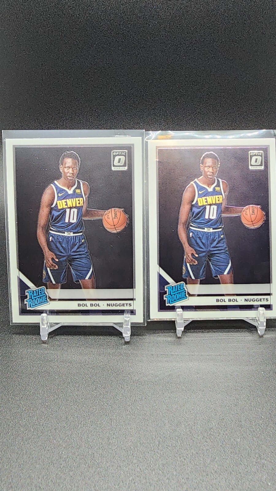2019-20 Donruss Optic Bol Bol #162 Base Rated Rookie Nuggets Magic Suns 2 TOTAL
