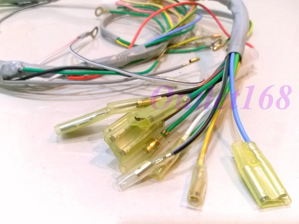 Juego de cableado arnés telar luz trasera para Honda SL 125 100 versión guiño Foto 2 de 4