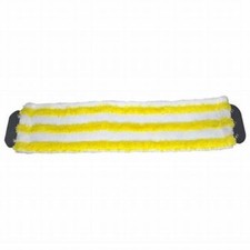 x 3 Unger MD40Y MicroMop 7.0 Microfibre Mop Cover &ndash; 40cm &ndash; Yellow/White