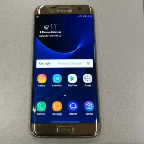 Cellulari e smartphone Samsung modello Galaxy S7 edge oro