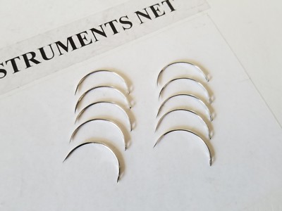 10 PCS PACK SUTURE NEEDLES 1/2 CIRCLE Surgical INST