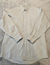 Van Heusen Regular Fit Mens Long Sleeve Button Down Dress Shirt Wrinkle Free 16