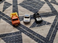 Micro Machines City Service News Van Lot Of 3