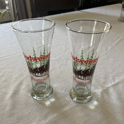 Budweiser Clysdesdales Glasses Set 1992 Anheuser-Busch, Inc.