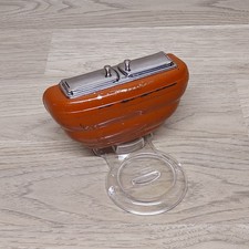 Vintage 1950s Car Dashboard Ashtray Hanging Screw Mount Rat Rod Amber Patina