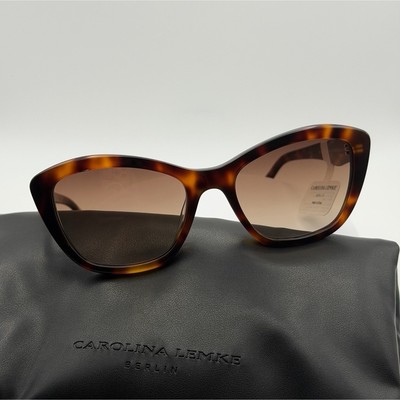 Carolina Lemke Berlin Eyewear Demi Black Free Luxury Premium Case Cat Eye Carolina lemke berlin - Gem main image 2