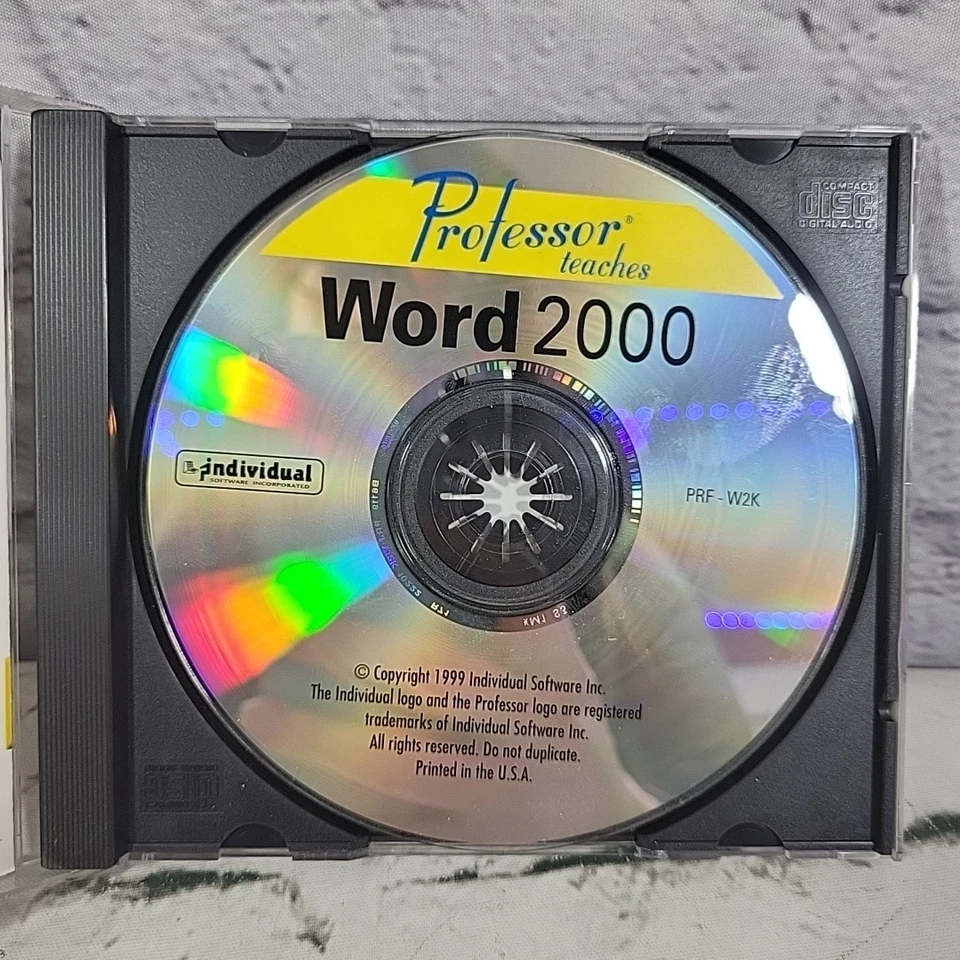 Individual Software Professor Teaches Word 2000 CD-Rom - Image 2 of 3