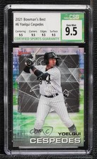 2021 Bowman's Best Yoelqui Cespedes #6 CSG 9.5 Gem Mint d8g