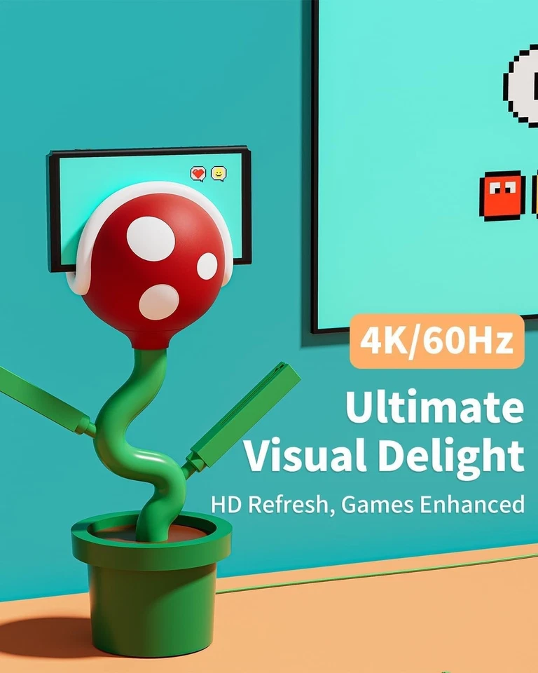 NEW* POWKONG 3-in-1 Multifunctional Charging Dock for Nintendo Switch - Image 2 of 4