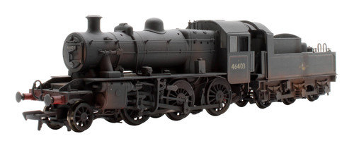 BACHMANN 'OO' 32-826 BR GEFÜTTERT SCHWARZ 2-6-0 IVATT CLASS 2MT 46403 LOK - VERWITTERT | Condition: Used