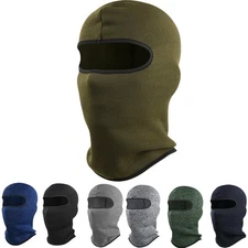 Ski Mask Fleece Balaclava Windproof Face Mask Winter Warm Neck Cover Helmet Hood