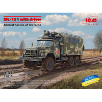 ZIL-131 Of The Armed Forces Of Ukraine With Driver Kit 1:35 Icm Kit Mezzi Milita