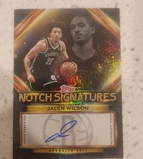 2025 Jalen Wilson Topps Notch Signatures Autograph Card /5