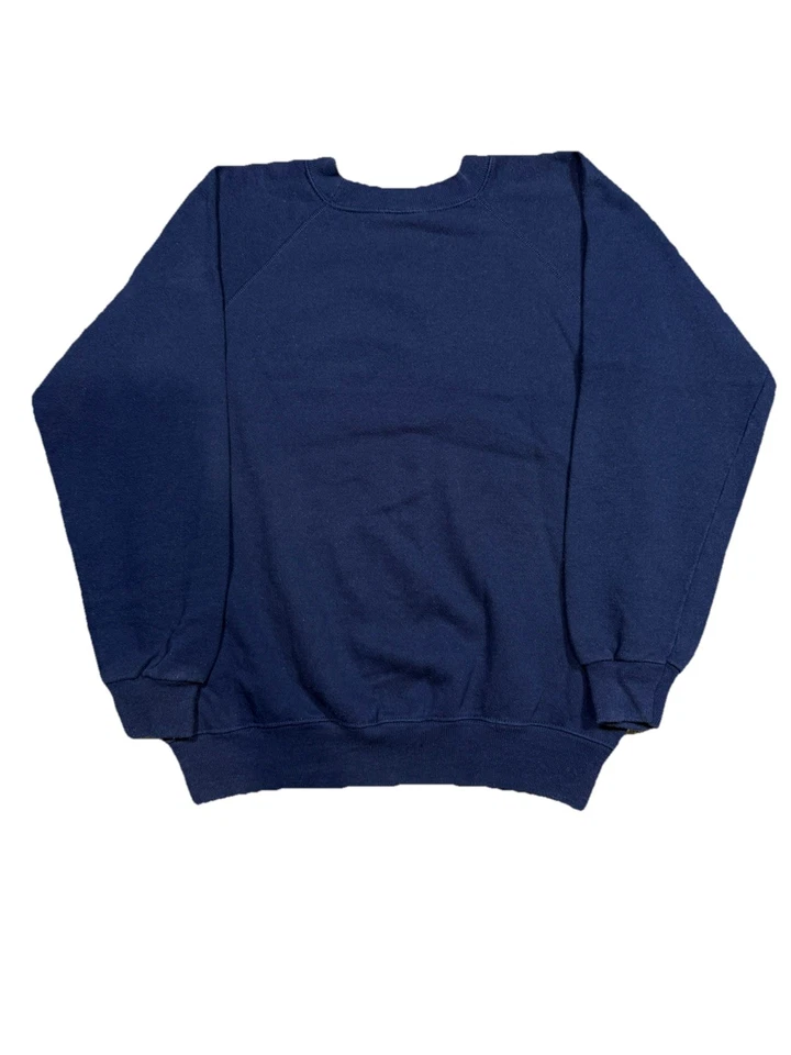 Sudadera De Colección Regreso al Futuro II 2 Hombres M Azul Marino Cuello Redondo 1989 Película Promo Foto 4 de 4