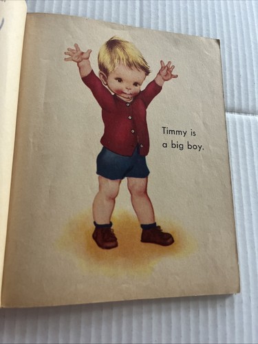 BUSY TIMMY A Little Golden Book #50 "A" Edition 1948 28 pgs Very Good - Picture 8 of 9