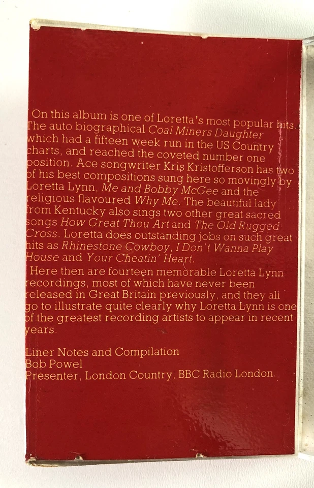 This Is Loretta Lynn, Vintage Cassette, 1977 - Image 4 of 4