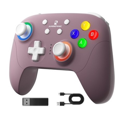 Doriteney RG P01 Wireless Gamepad: Switch/PC/Mobile Hall Effect RGB Controller