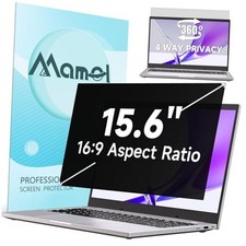 360  Privacy Screen for Laptop Laptop 15.6 inch 16:9 Aspect Black for Laptop