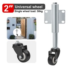 Gate Wheel Heavy Duty Spring Loaded - Galv - Support Jockey Door Sliding Wheels