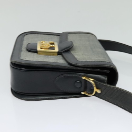 Céline Carriage Navy Leather Shoulder Bag Authentic - Picture 4 of 23