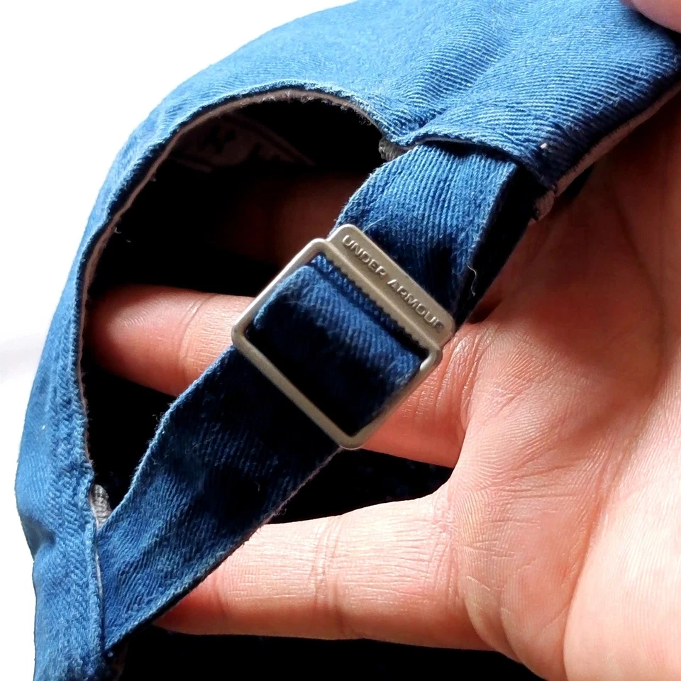 Gorra de béisbol Under Armour azul para mujer OSFA correa ajustable logotipo bordado Foto 4 de 4