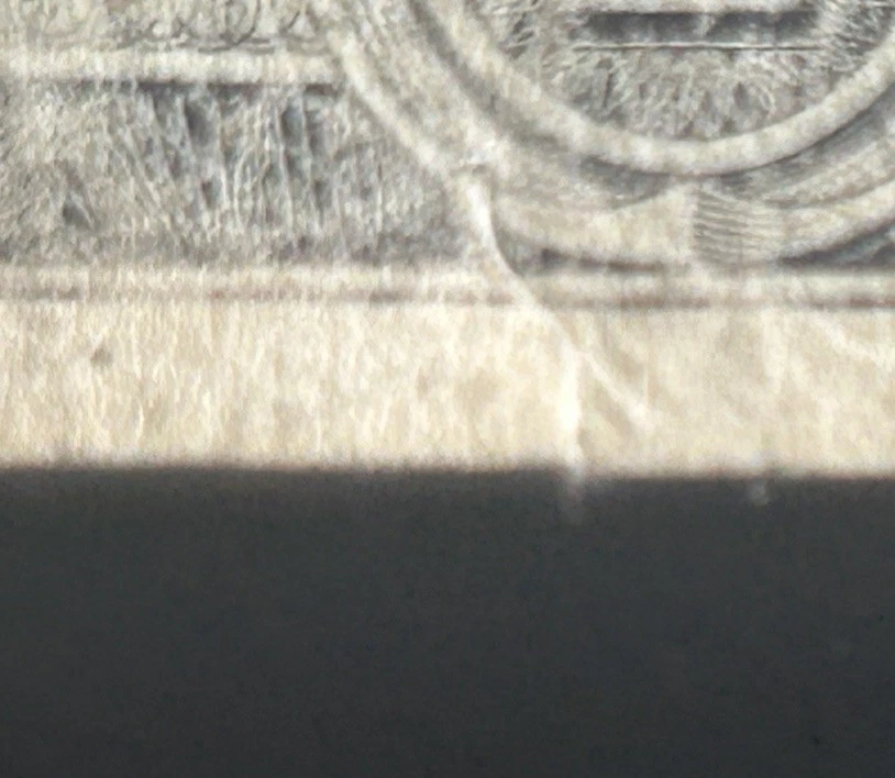 (NEAR SOLID!) $1 *WORN* Binary Solid 7 In A Row Fancy Serial Number F11111117A - Image 4 of 4