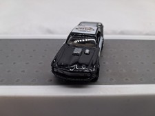 Hot Wheels 2002 Collectors 179 1970 Ford Mustang Mach 1 Police Black Die Cast