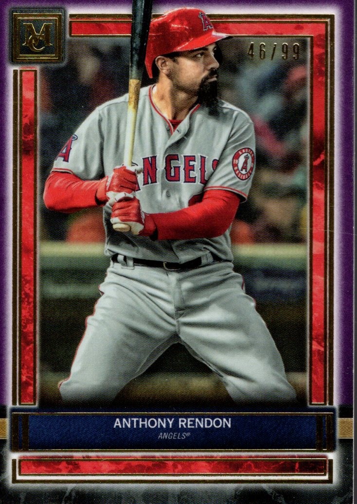 2020 Topps Museum Collection Amethyst #31 Anthony Rendon /99 - BB