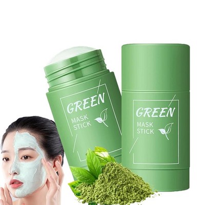 2 Stück Green Tea Mask Stick,Grüne Tee Gesichtsmaske für Tiefenreinigung,Grüne T