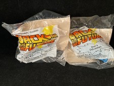 Lotof 2 Vintage Back To The Future Doc's Delorean McD Happy Meal Toy Car 1991