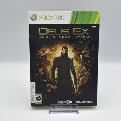 Deus Ex: Human Revolution - Xbox 360 - CIB Complete W/ Slip Cover - Tested!