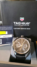 TAG Heuer Carrera Calibre 1887 Auto Chronograph 45mm Leather, Box Papers