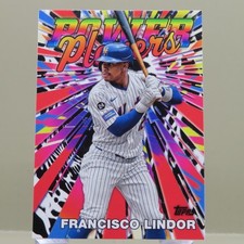 Francisco Lindor 2025 Topps Series 1 Celebration Power Players #PP-11 Mets