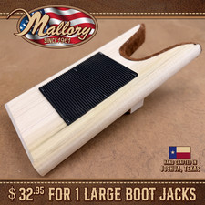 Mallory Western Super Jack Boot Jack Large Wood Boot Remover